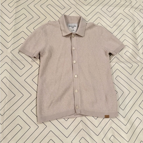 abercrombie kids Other - Abercrombie Kids Knit Short Sleeve Button Down